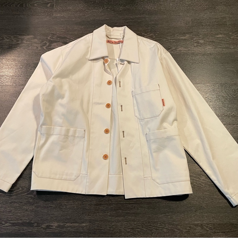 Acne Studios Beige Shirt Jacket